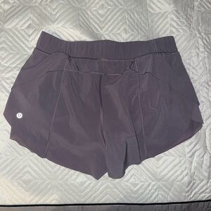 Grey lululemon athletic shorts